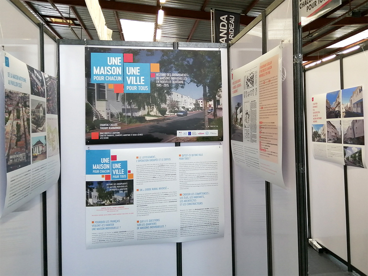 Expo Maison pour chacun Ville pour tous Vienne 86 CAUE 1